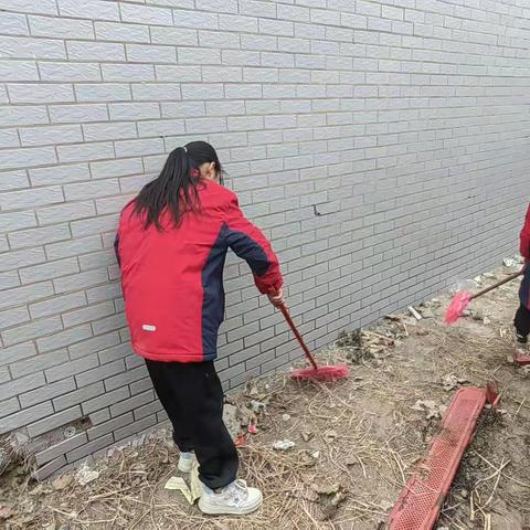 西姜寨乡前常岗小学 共建美好校园  共享美好环境