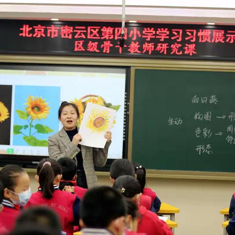 骨干教师展风采，示范引领促成长——密云区第四小学区级青年骨干教师示范课