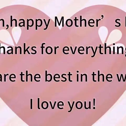 Happy mother’s day