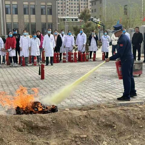牢筑防火墙 | 乌拉特前旗消防救援大队对辖区中蒙医院开展消防安全培训活动