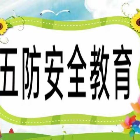 玉立芳华大班组《冬季五防》安全教育主题活动