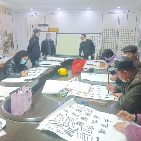 喜讯/周村区老年老干部书画两会胜利分会开学啦！