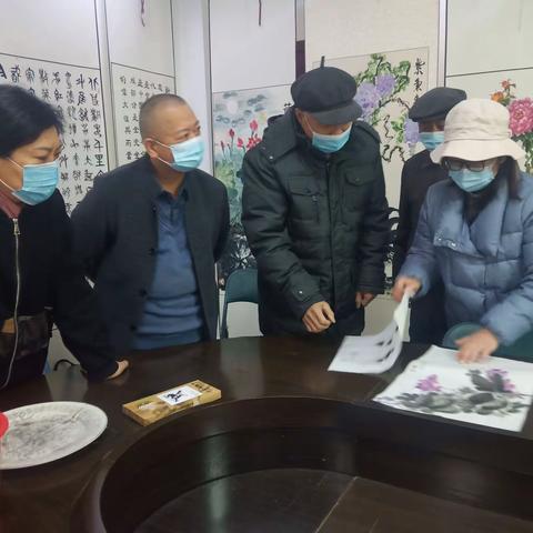 奋进新征程，书画展风彩--记周村区老年老干部书画学会胜利分会课堂实录