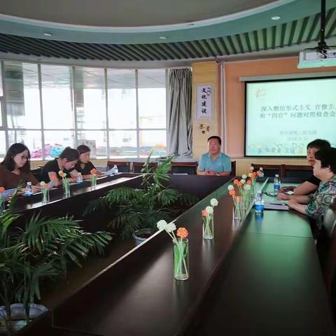 沙二幼召开领导班子关于整治形式主义、官僚主义和“四官”问题专项对照检查会议
