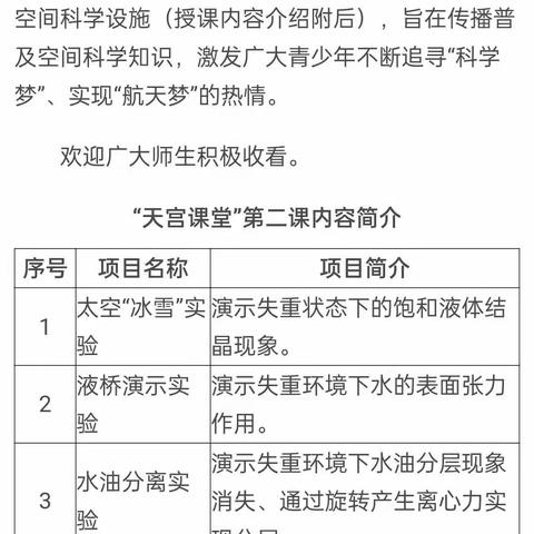 居家防疫  不一样的课堂！——福伦小学二年七班收看“天宫课堂”纪实