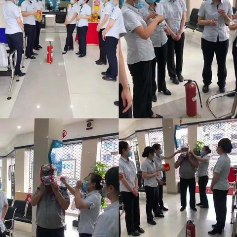 防范火情 从我做起 ——洪殿支行开展桌面、消防演练