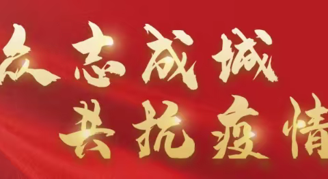 “众志成城 共抗疫情”开鲁一中音体美教辅党支部