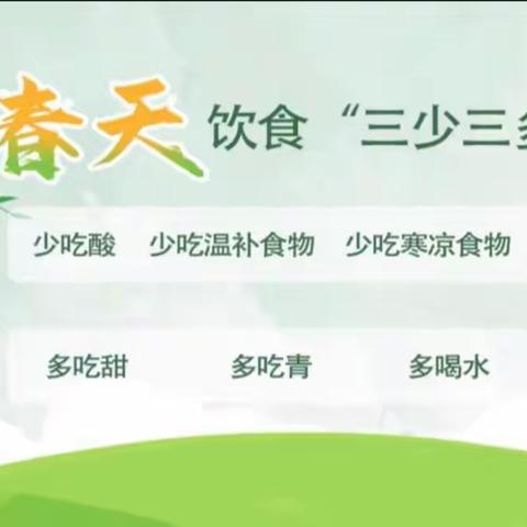 健康知识（五）———【春季保健】健康饮食 科学防护