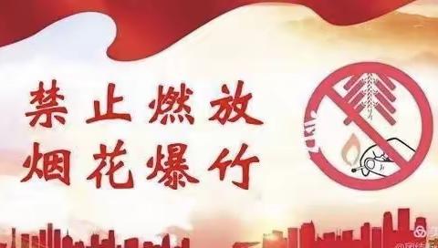大沙坡联办小学2022年春节期间禁止燃放烟花爆竹倡议书