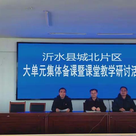 探索大单元备课，实施精准化教学———城北片区举行大单元集体备课暨课堂教学研讨活动