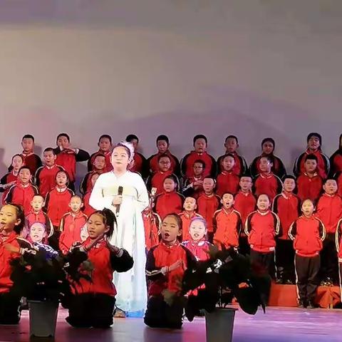 胜利农场中心学校“颂唱国学经典，助力书香校园”活动，诵中华经典，与圣贤同行——四年级古诗诵读