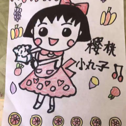 三年级1班  美术作品——人物画