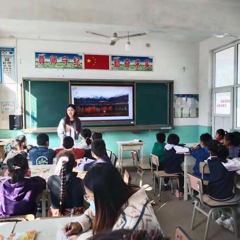 清苑区北王力乡大李各庄小学语文教研活动