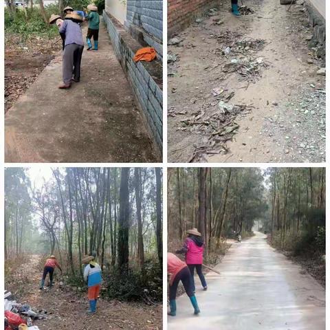 新隆村委会农村人居环境整治活动记录
