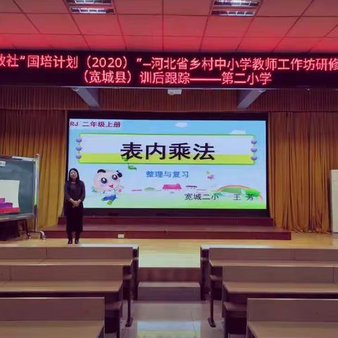 高教社“国培计划（2020）”--河北省乡村中小学教师工作坊研修项目（宽城县）训后跟踪——宽城满族自治县第二小学