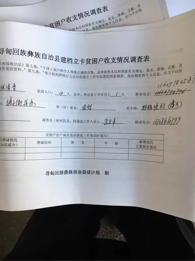 扶贫工作正在进行