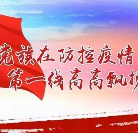 防疫一线党旗红——暨社区教育管理中心党支部党员志愿者活动纪实