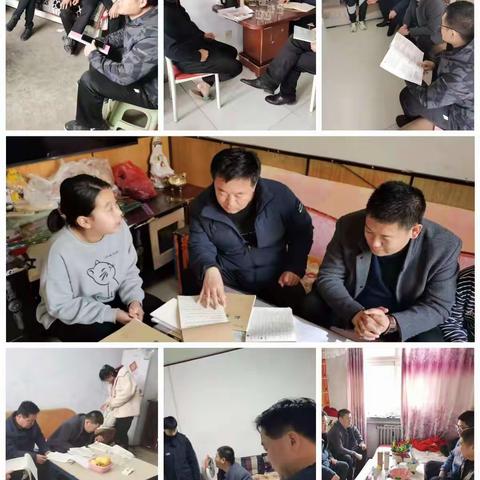 寒假家访行、冬季暖人心     ---莘县油田学校寒假家访之路
