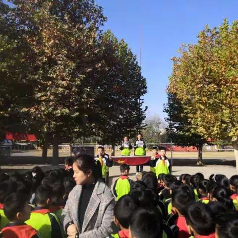 珍爱生命，远离毒品—莘县油田学校少先队大队主题升旗仪式