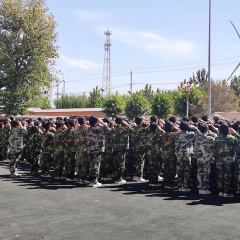 北郭一中2022军训风采