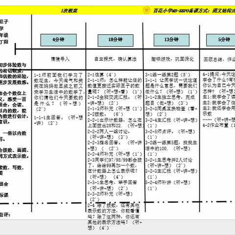 北师大数学一年级下册第三单元《数豆子》