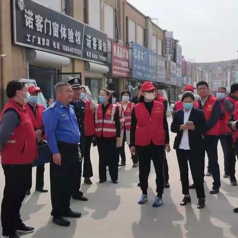 县委副书记张红深入第五网格区现场调度省级文明城市创建工作