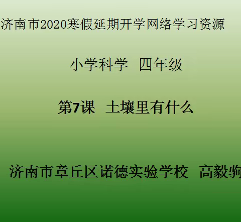 《土壤里有什么》教学设计