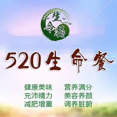 520生命餐，100分的均衡营养！