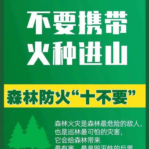 幼儿森林防火、防溺水安全知识