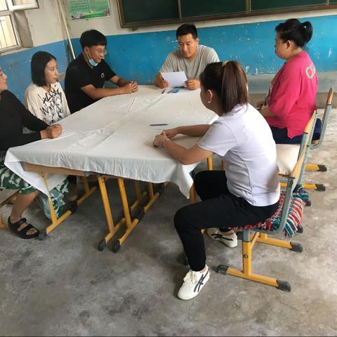 毛秦营子小学防疫演练