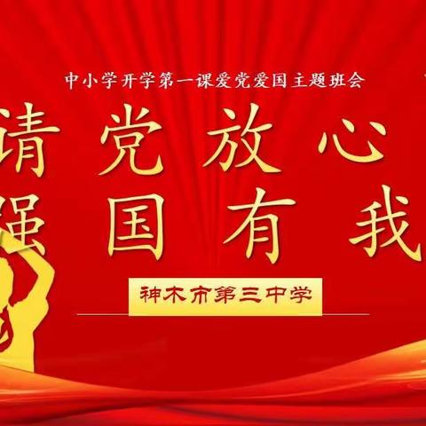 神木市第三中学“请党放心，强国有我”系列活动