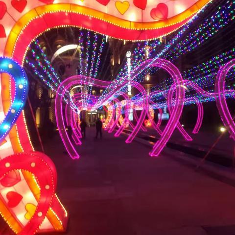 千灯竞秀迎新年