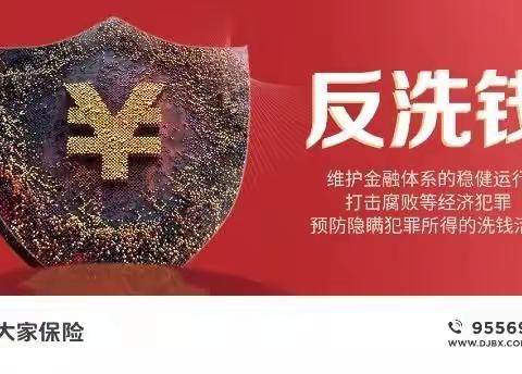 （大家财险绥化中心支公司）打击洗钱犯罪，维护金融安全