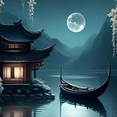 东昌湖夜色