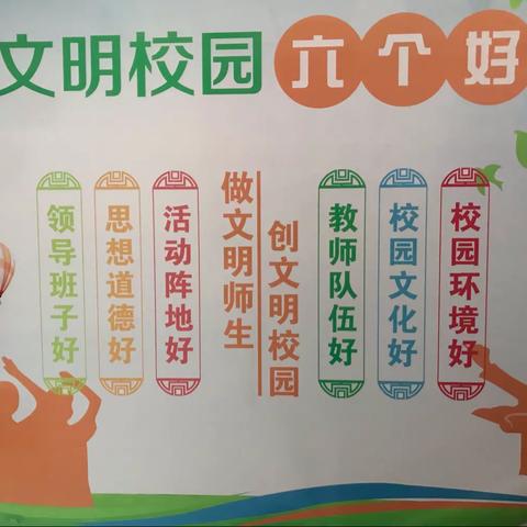 文明创建从我做起，博阳校园人人参与