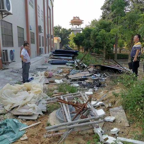 关于均安中学创文及校园安全督查存在问题的整改情况汇报材料