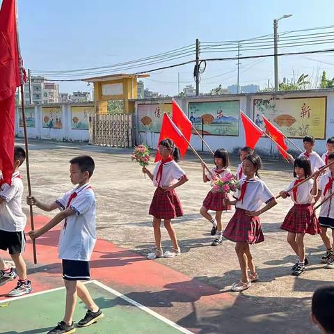 五彩缤纷乐童年阳光相伴我成长                      ---独洲小学庆祝六一节活动