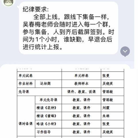 为线上学习添砖加瓦，线上集备进行中———保太镇小学语文三年级线上集备活动