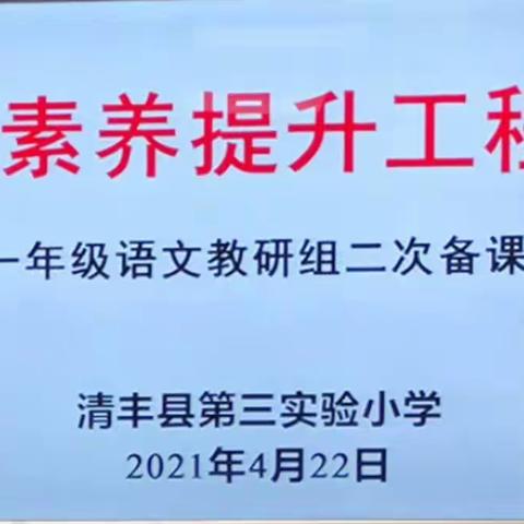 “在活动中历练   在交流中成长”——清丰县第三实验小学教师素养提升工程