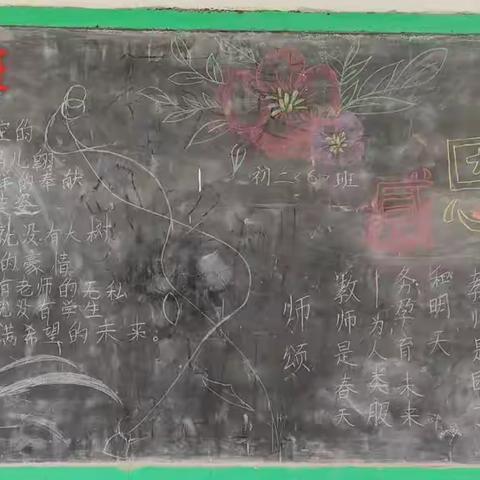 北营中学板报展