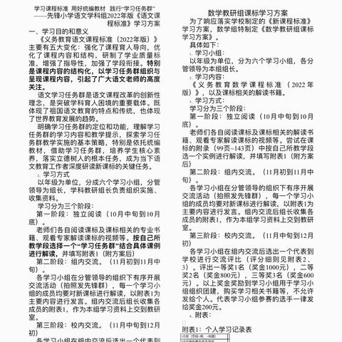 学习新课标，践行新理念，提升新境界——永兴县先锋小学学习新课标活动