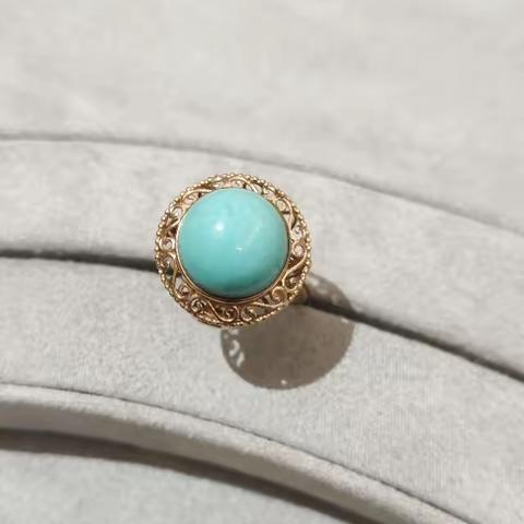 绿松石 吊坠 耳环 戒指（部分18K镶嵌）