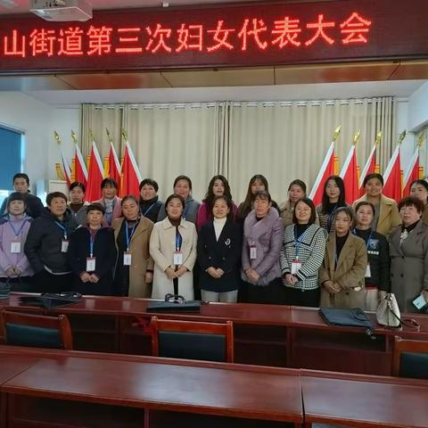 伾山街道妇联换届工作圆满完成