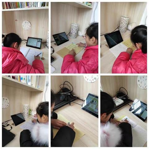 2020年停课不停学   杨梓妍同学在行动