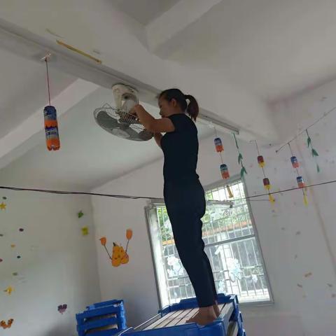 上草幼儿园为开学做准备