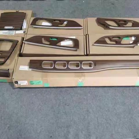 21款奔驰GLS450改胡桃木饰板，最漂亮的内饰没有之一