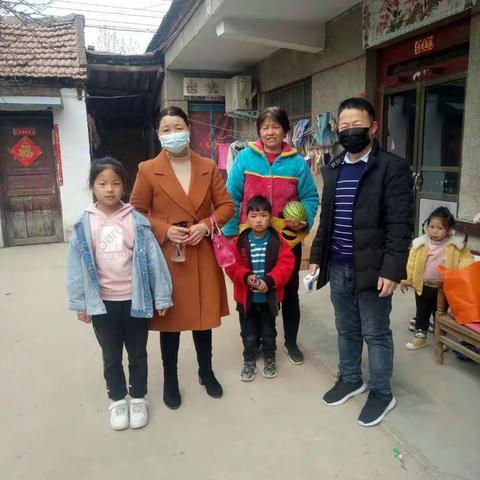 大王庄小学停学不停课家访