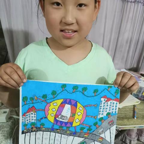 通榆县实验小学校2019级百草园三班林子淇家庭读书会（第六期）主题科技.艺术.梦想