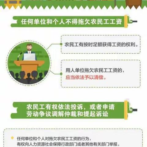 农民工朋友，农业银行叙州支行提醒您，工资保障有新规！新条例5月1日生效。