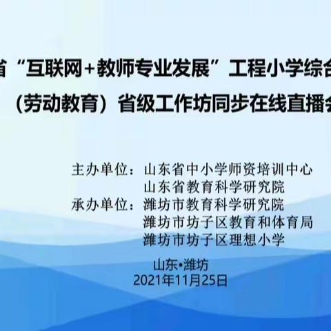 凝心聚力 扬帆起航——胜利一小综合实践活动线上培训纪实